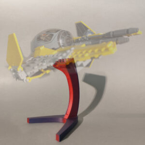 LEGO-kompatibilis döntött állvány (10 cm, 30°)